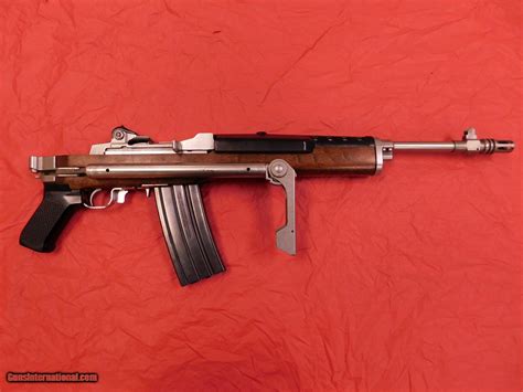 mini 14 metal chassis|ruger mini 14 with folding stock in stainless.